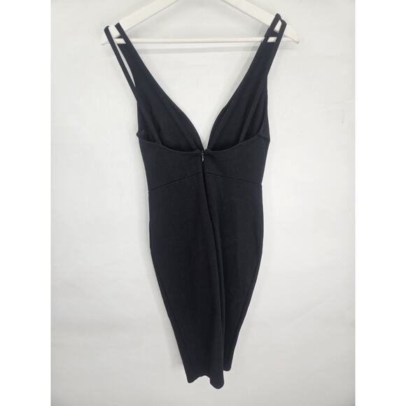 Lulus Gracefully Yours Black Bodycon Dress Women’s Large Elegant Party Evening - Picture 4 of 8